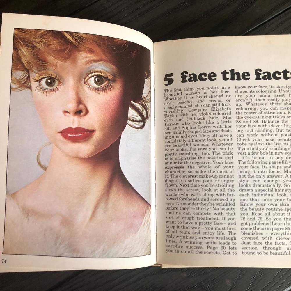 RARE VTG 1969 HONEY (Magazine) Book of Beauty HC~The Daily Mirror~ England - Picture 8 of 9